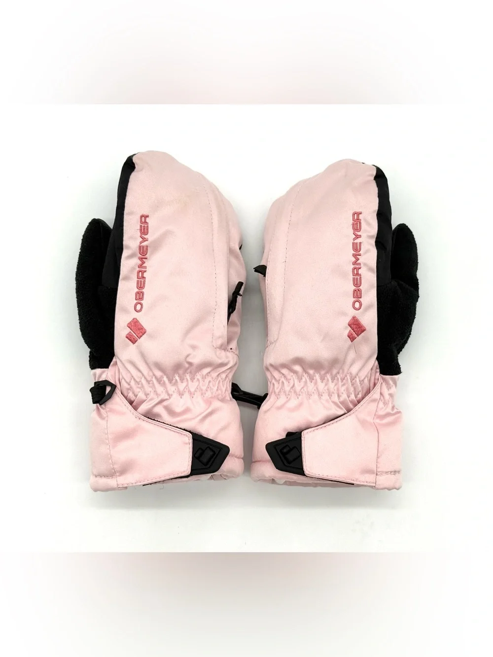 GUC Obermeyer Little Girls Gauntlet Cold-Weather Insulated Mittens in Pink L 6-7